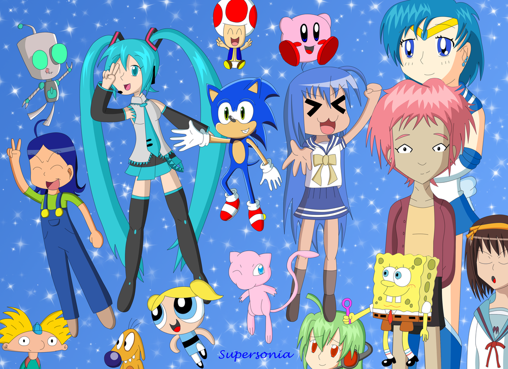 Favorite Characters Collage by Supersonia on DeviantArt