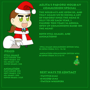 Holiday Padoru Commissions Open!