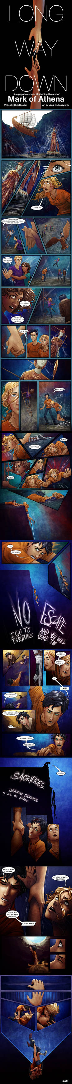 Long Way Down - Complete Comic - Mark of Athena by LauraHollingsworth