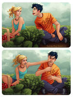 Percabeth Strawberries by Burdge-Bug