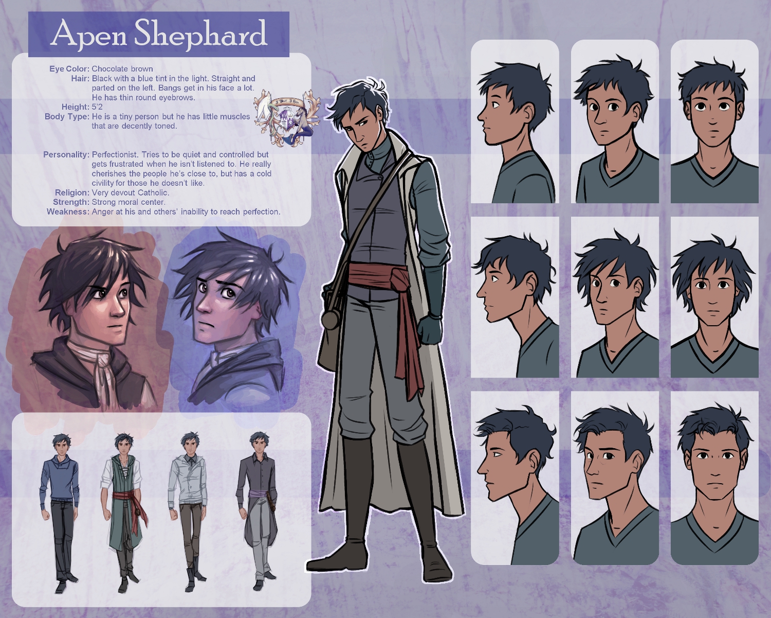 The Silver Eye - Apen Shephard Character Sheet