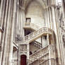 Stairs at Rouen Cathedral