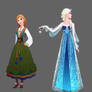 Frozen - Anna and Elsa Dress Designs