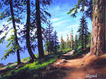 Acrylic Yosemite Painting