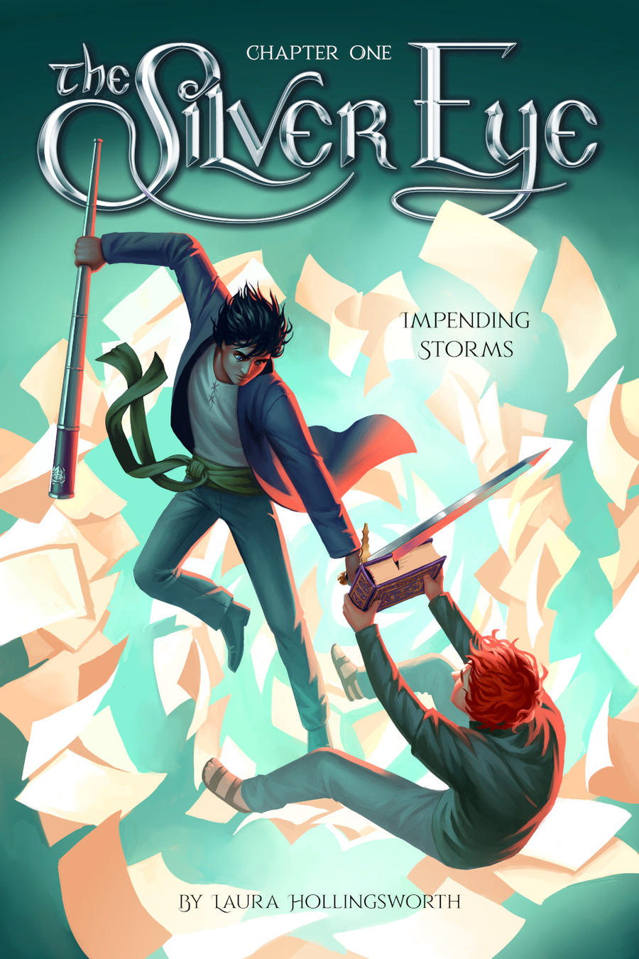 Webcomic Chapter Covers The Silver Eye Webcomic Chapter 1 Cover by LauraHollingsworth on DeviantArt
