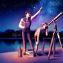 The Silver Eye Webcomic - Marcus + Enel Stargazing