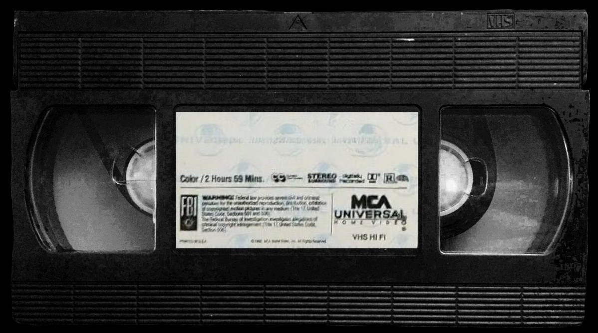 Universal Pictures VHS Tape Template (19901997) by PinkiePieGlobal on