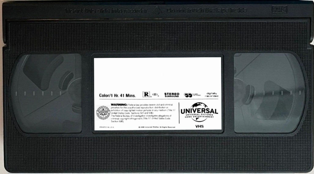 Universal Pictures VHS Tape Template(2021present) by PinkiePieGlobal