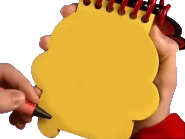 Joe's Red Notebook Hand Model by PinkiePieGlobal on DeviantArt