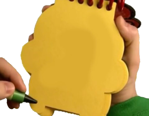 Joe's Green Notebook Hand Model by PinkiePieGlobal on DeviantArt
