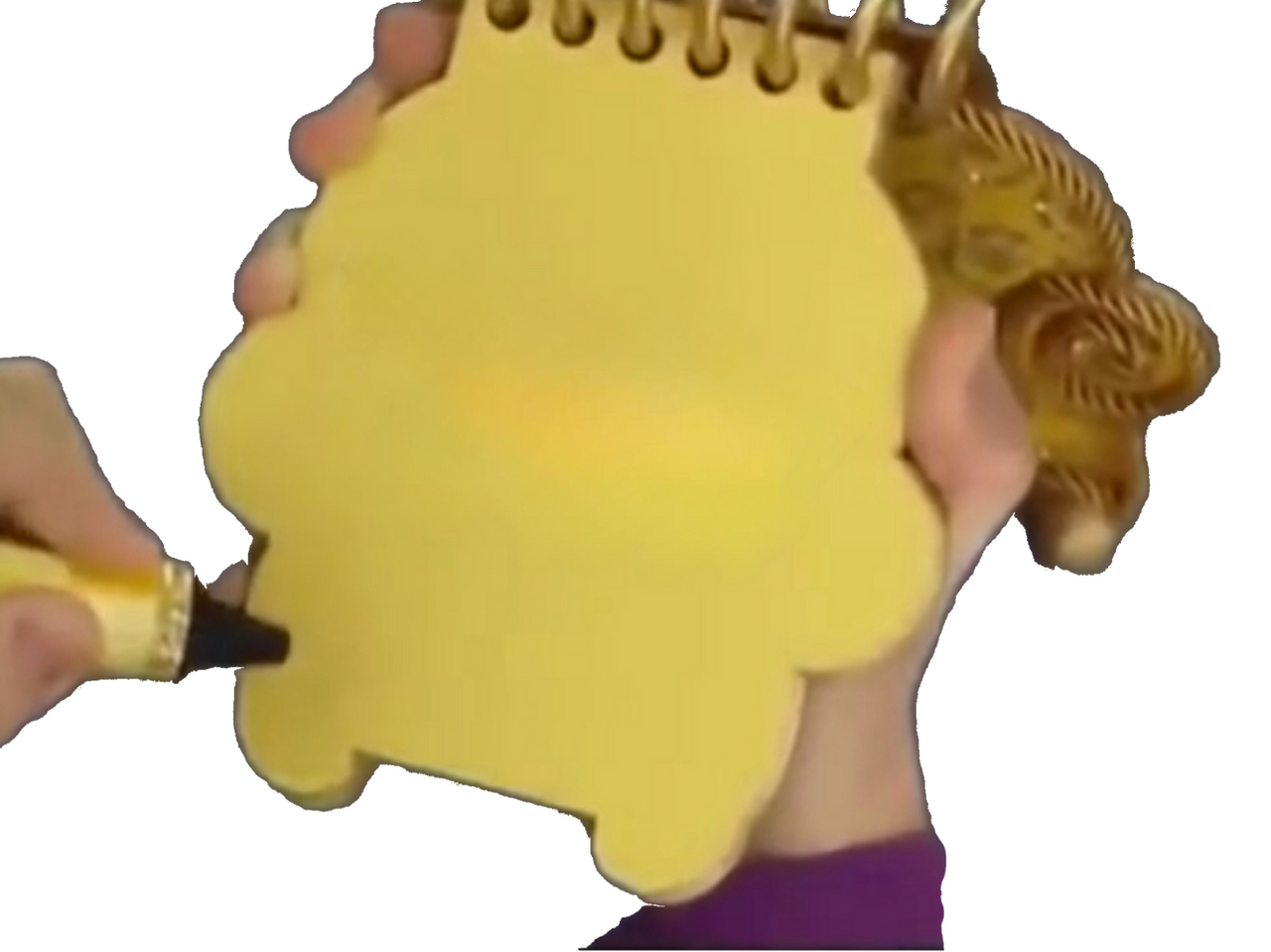 Joe's Gold Notebook Hand Model by PinkiePieGlobal on DeviantArt