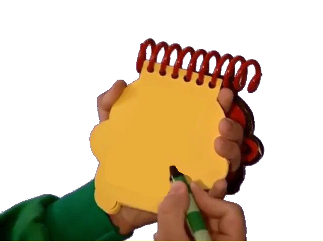 Joe's Green Notebook Hand Model by PinkiePieGlobal on DeviantArt
