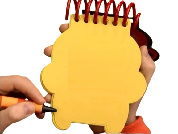 Joe's Orange Notebook Hand Model (Version 2) by PinkiePieGlobal on ...
