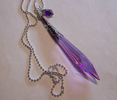 Amethyst Prism Pendant