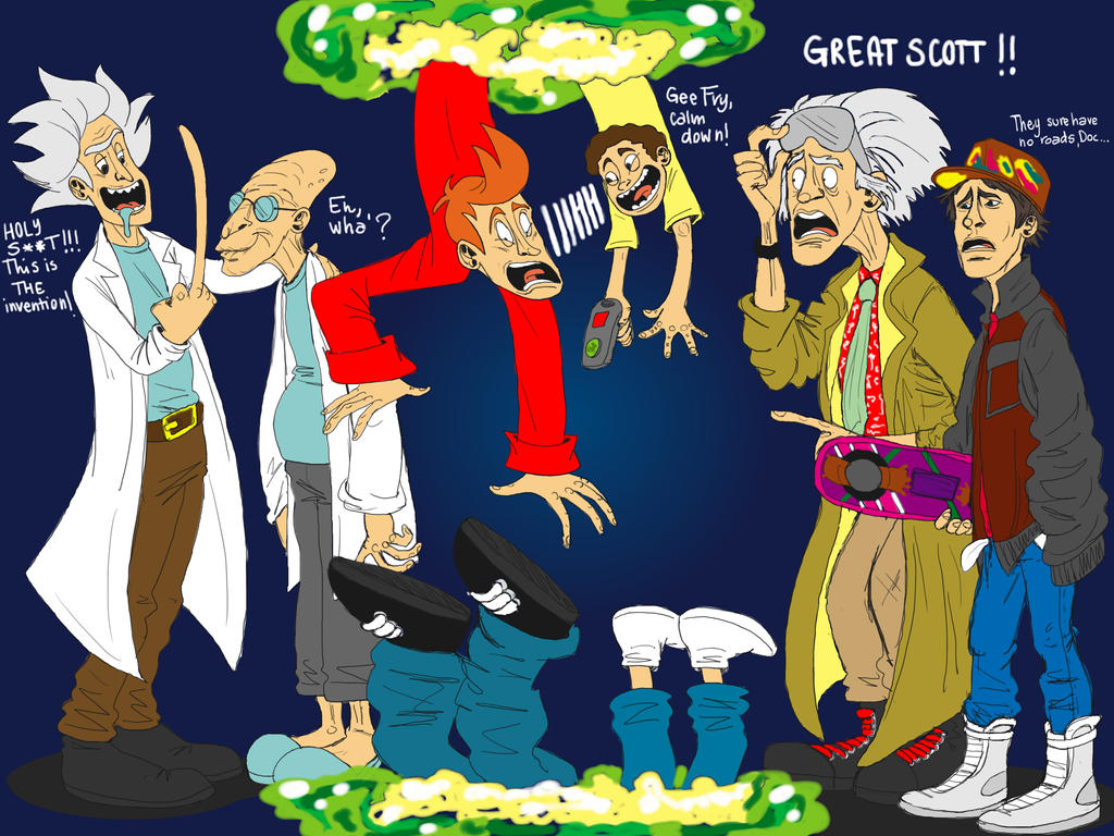 Interdimensional crossover by giuliadrawsstuff on DeviantArt