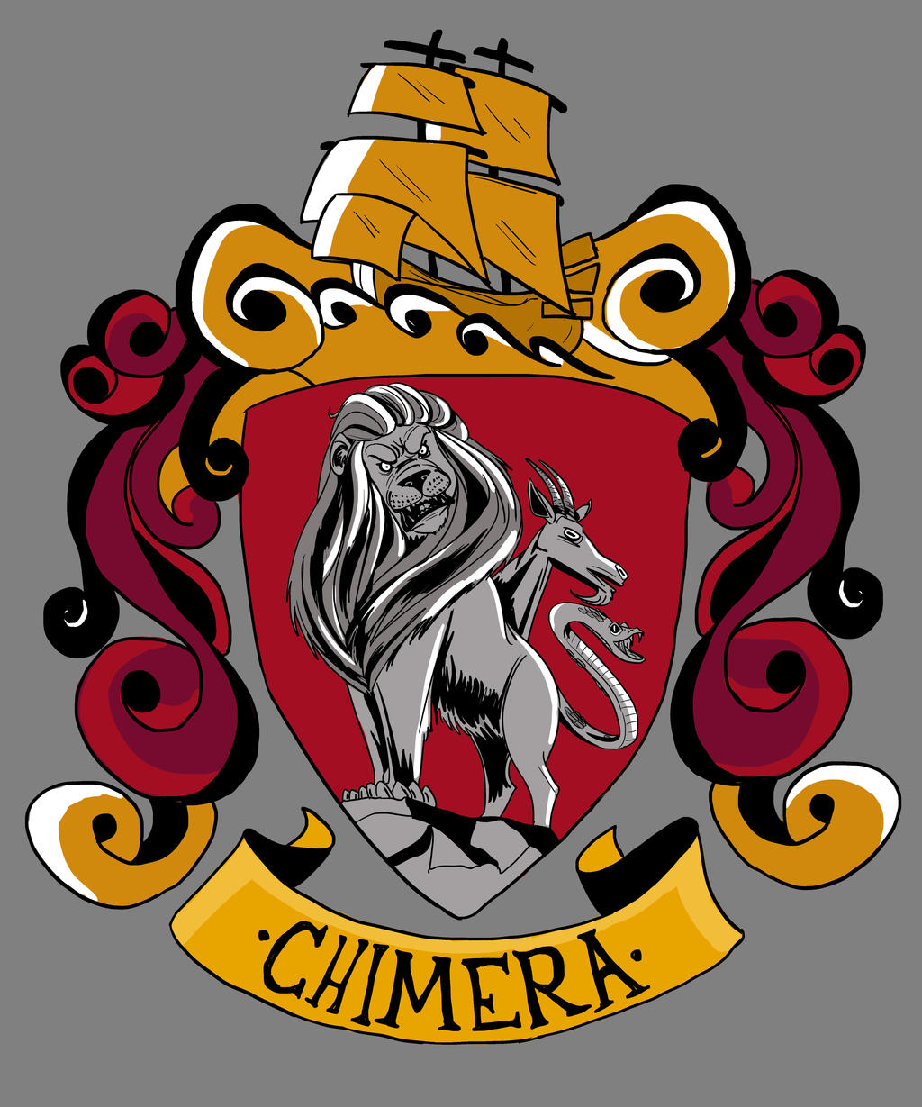 Chimera emblem commission by giuliadrawsstuff on DeviantArt