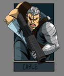 Six fanarts. Cable. by giuliadrawsstuff