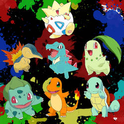 collage of pokemon