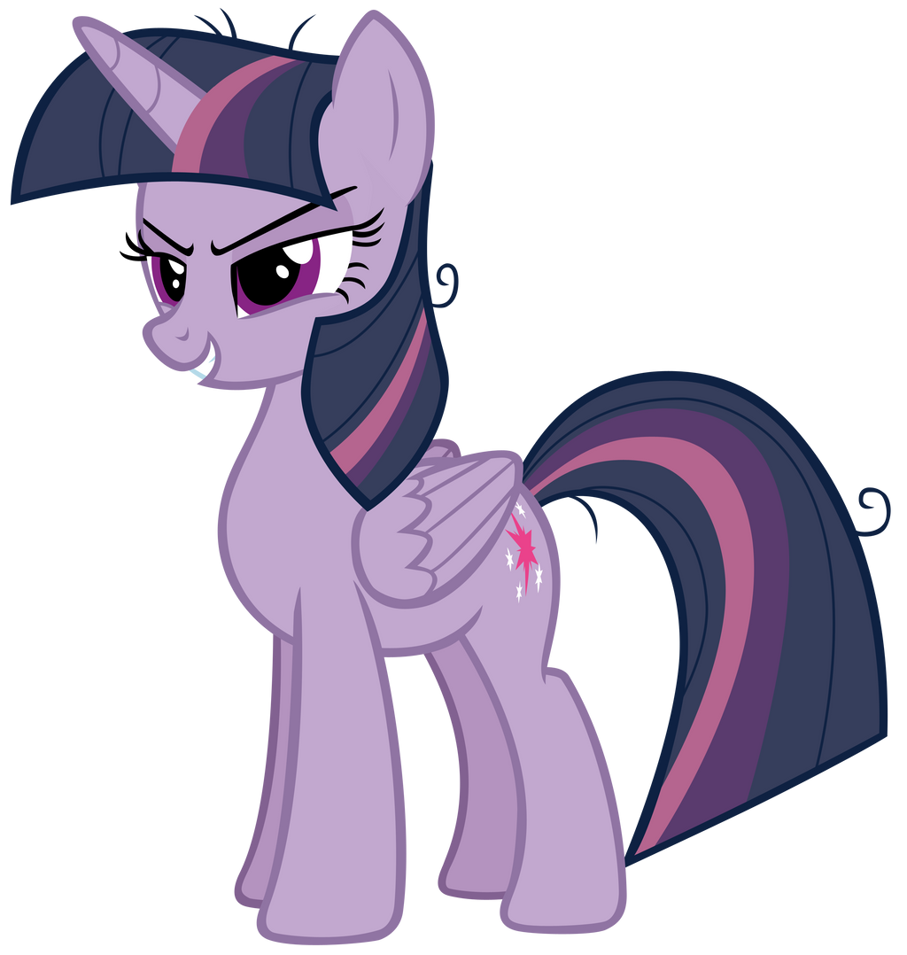 Mean Twilight Sparkle Smiling Evilly