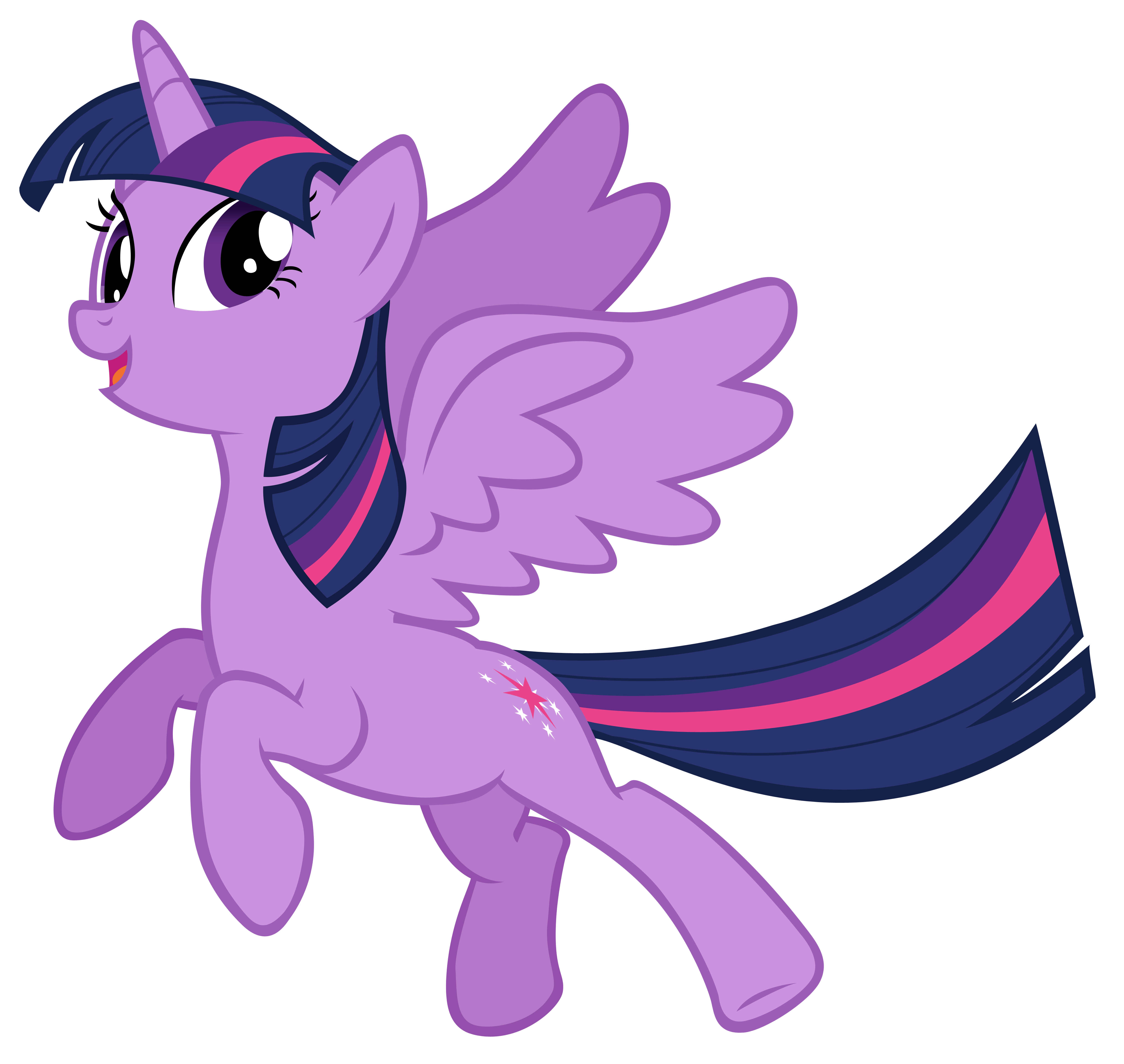 Twilight Sparkle Flying Off by AndoAnimalia on DeviantArt