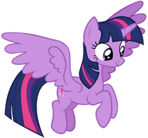 Twilight Sparkle Flying Overhead