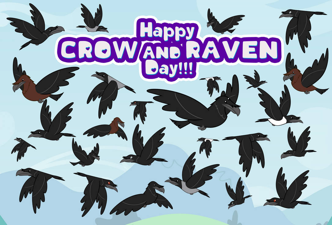 Crow and Raven Appreciation Day by AndoAnimalia on DeviantArt