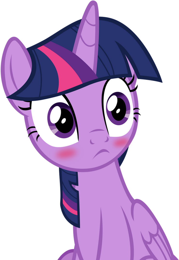 Twilight Sparkle Blushes with Embarrassment by AndoAnimalia on DeviantArt