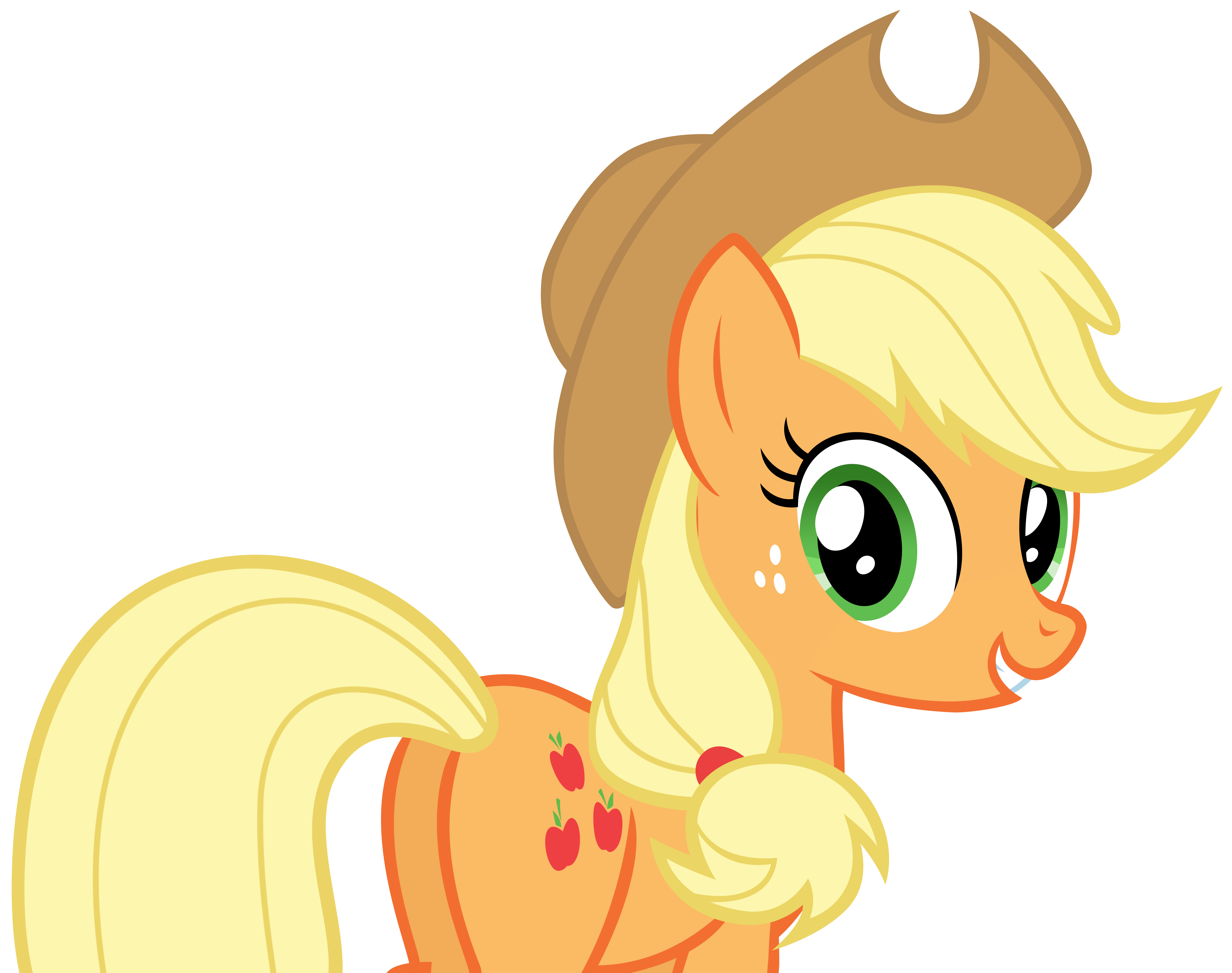 Applejack Looks Over to See You by AndoAnimalia on DeviantArt
