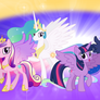 The Four Princesses of Equestria