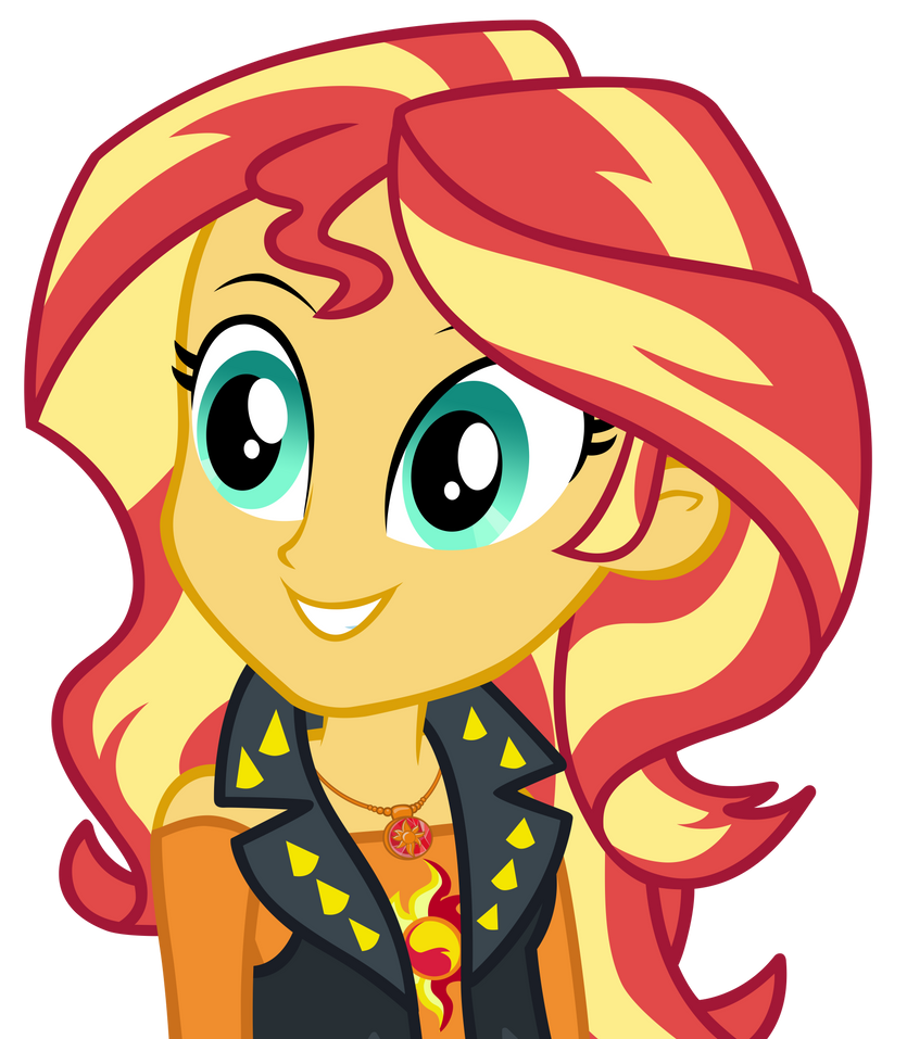 Sunset Shimmer smiling at you by AndoAnimalia on DeviantArt