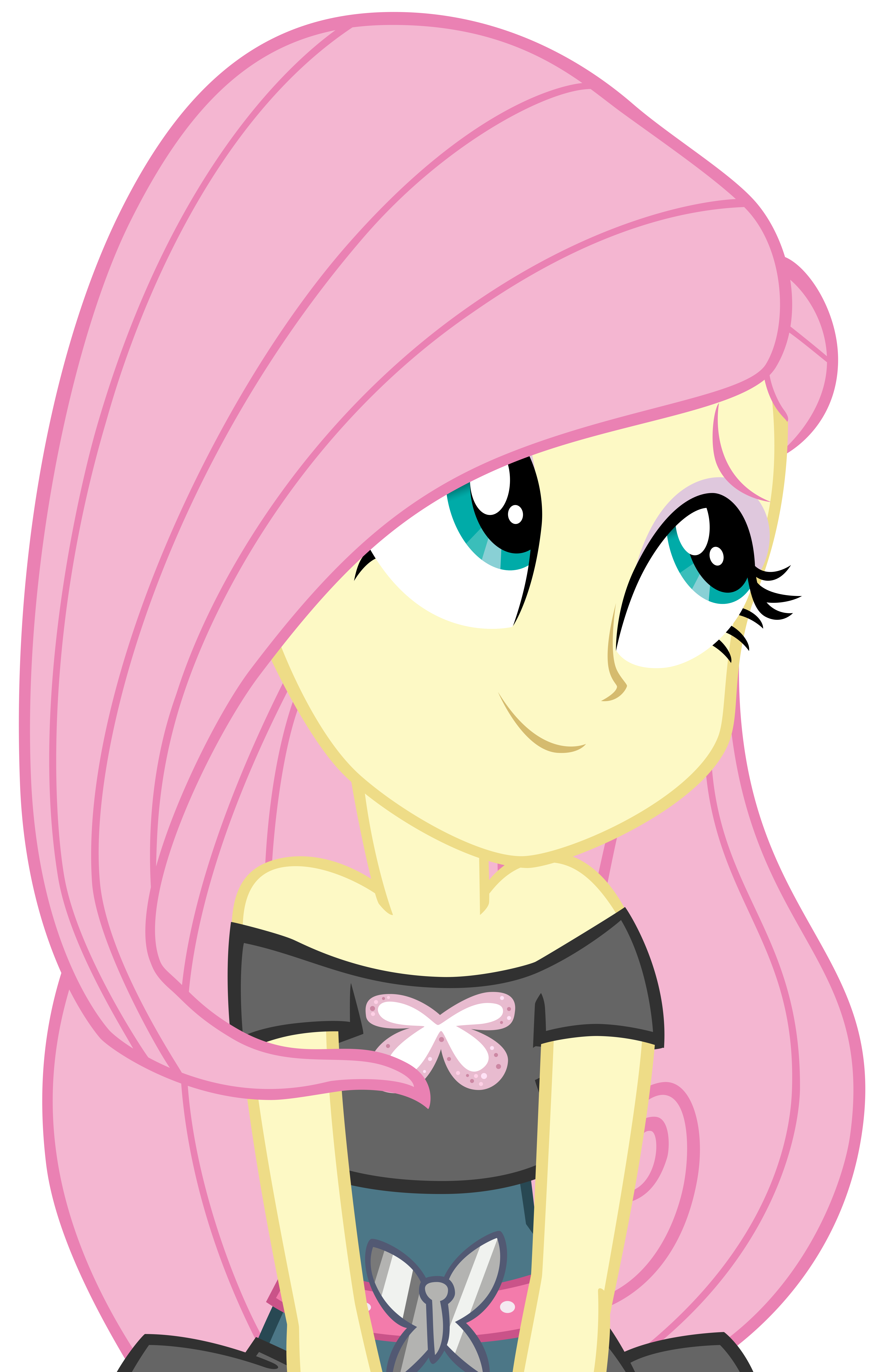 Flutterfly Human Human Fluttershy being cute by AndoAnimalia on DeviantArt