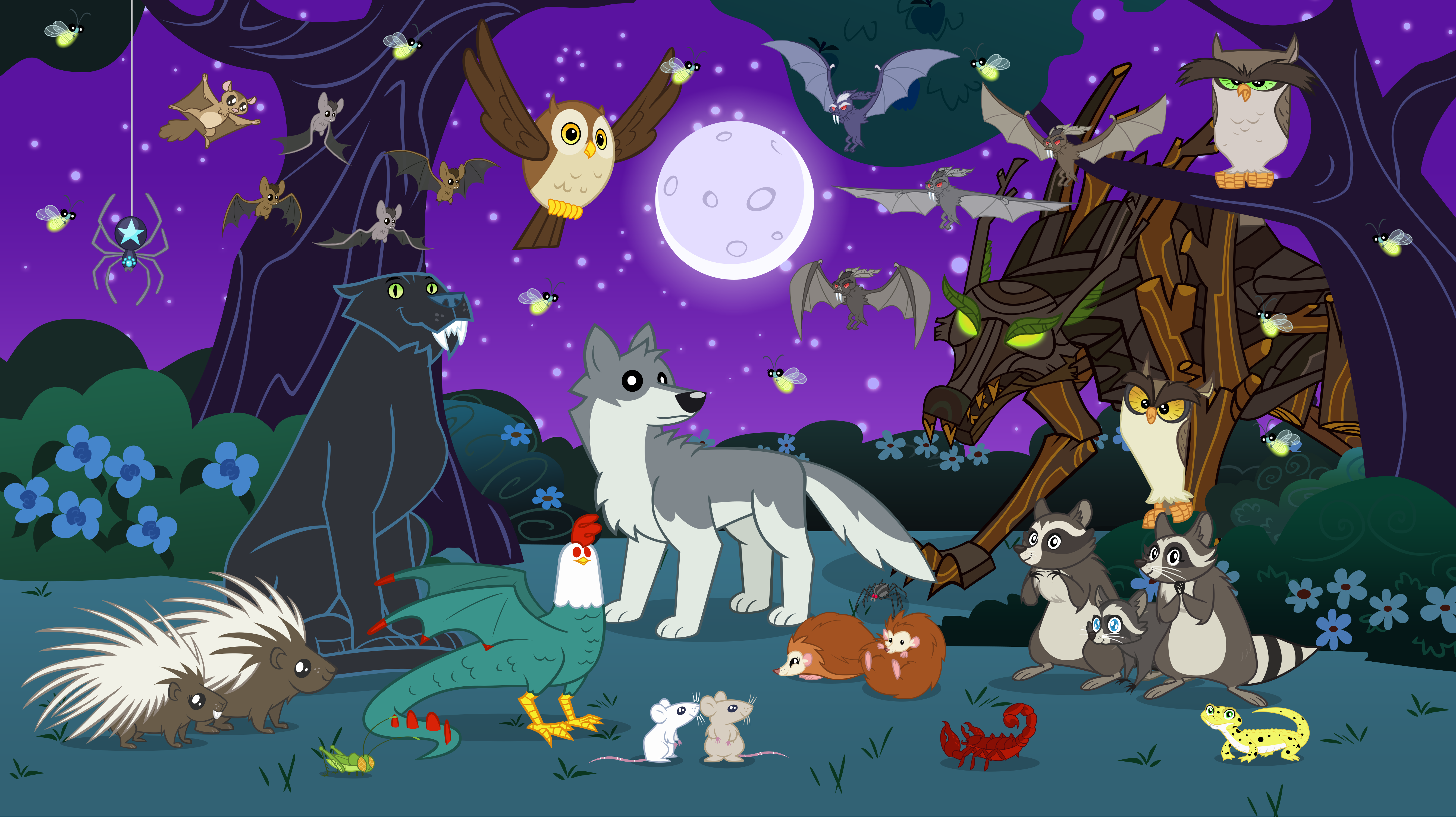 The Nocturnal Animals and Creatures of Equestria by AndoAnimalia on DeviantArt The Nocturnal Animals and Creatures of Equestria by AndoAnimalia on DeviantArt