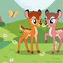 Bambi and Faline: My Little Pony style