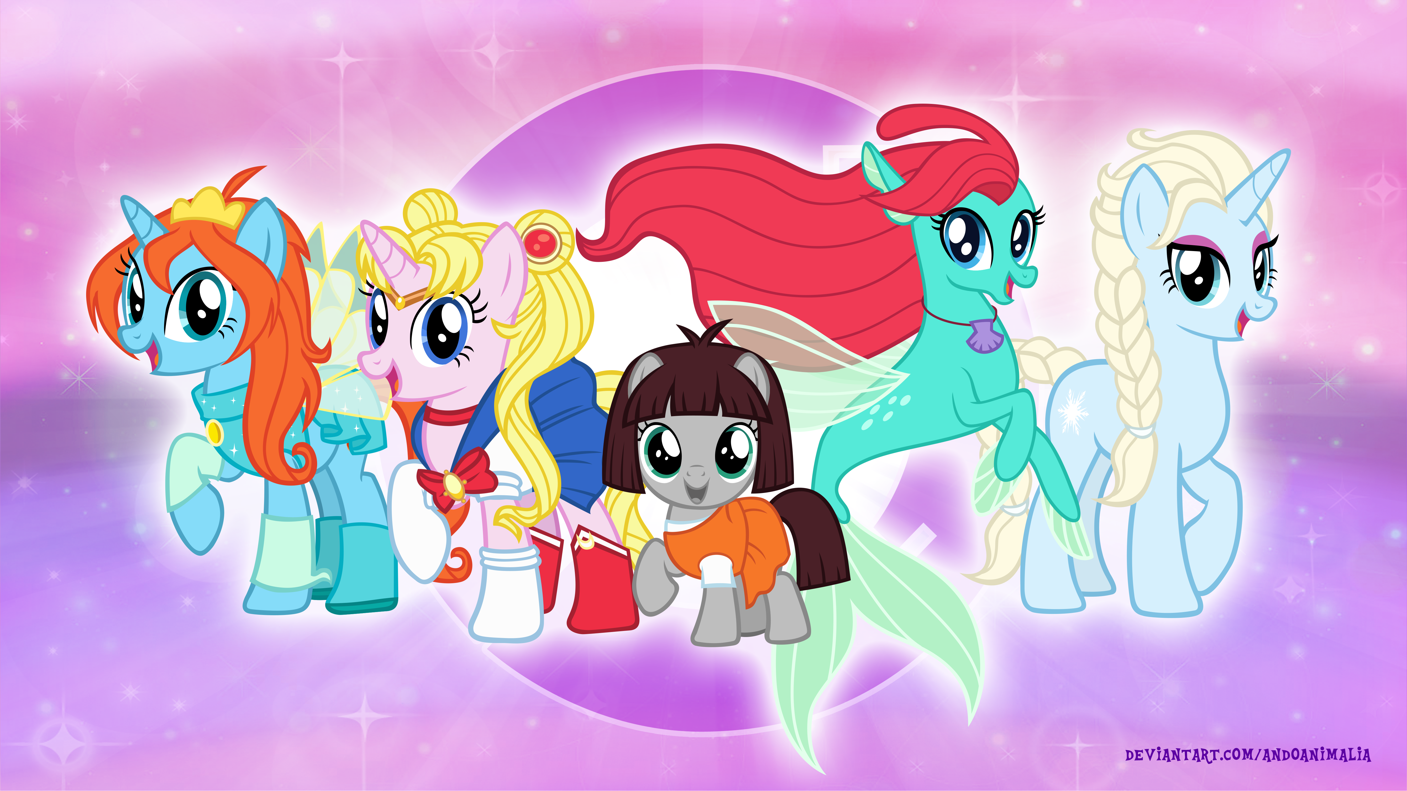 Mlp Crossover Raiden My Favorite MLP Crossover Females by AndoAnimalia on DeviantArt