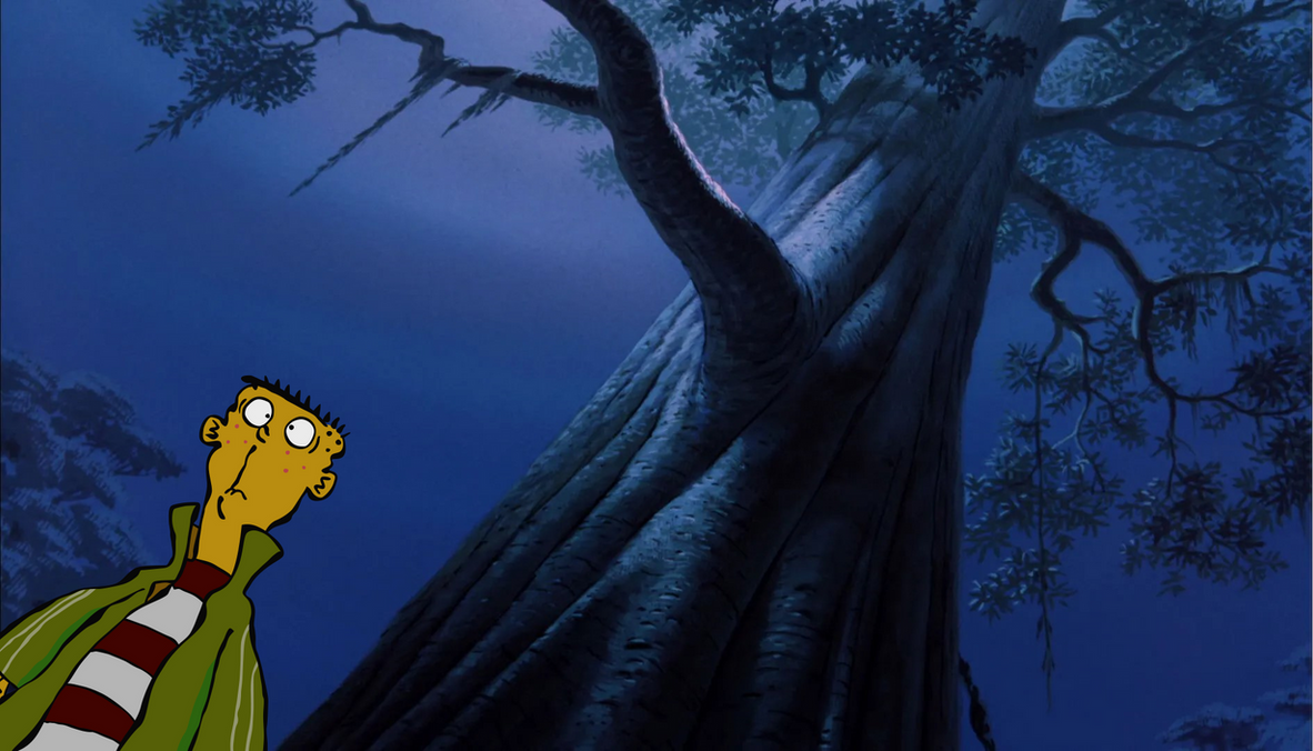 Okay Ed, up that tree by AndoAnimalia on DeviantArt