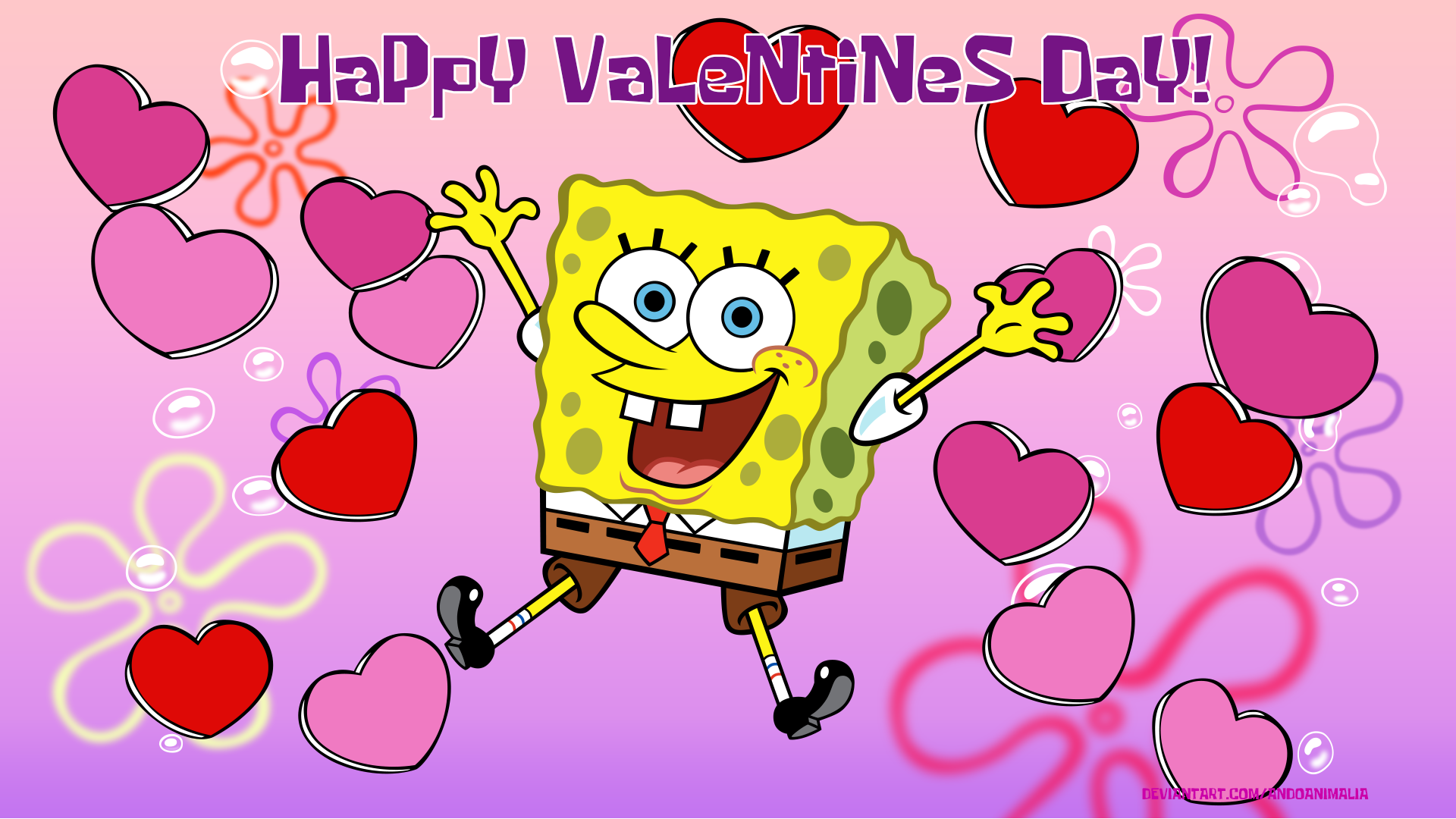 SpongeBob SquarePants Valentine's Day by AndoAnimalia on DeviantArt