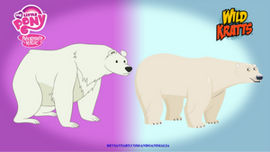 My Little Pony-Wild Kratts comparison - Polar Bear