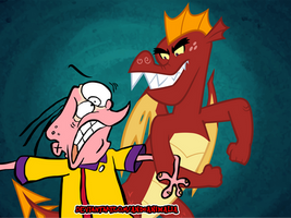 No! Not the face, Gar!