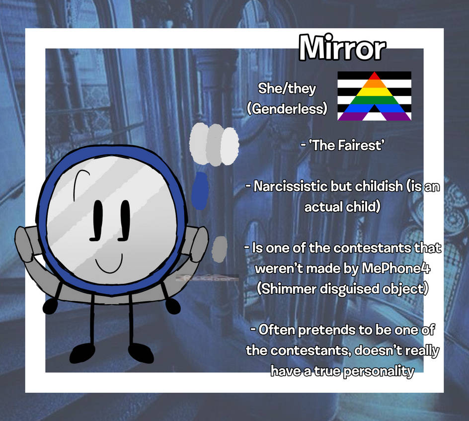 Mirror Oc MIRROR - INANIMATE INSANITY OC by Rexdoorr on DeviantArt