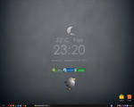 Grey  Rainmeter Desktop