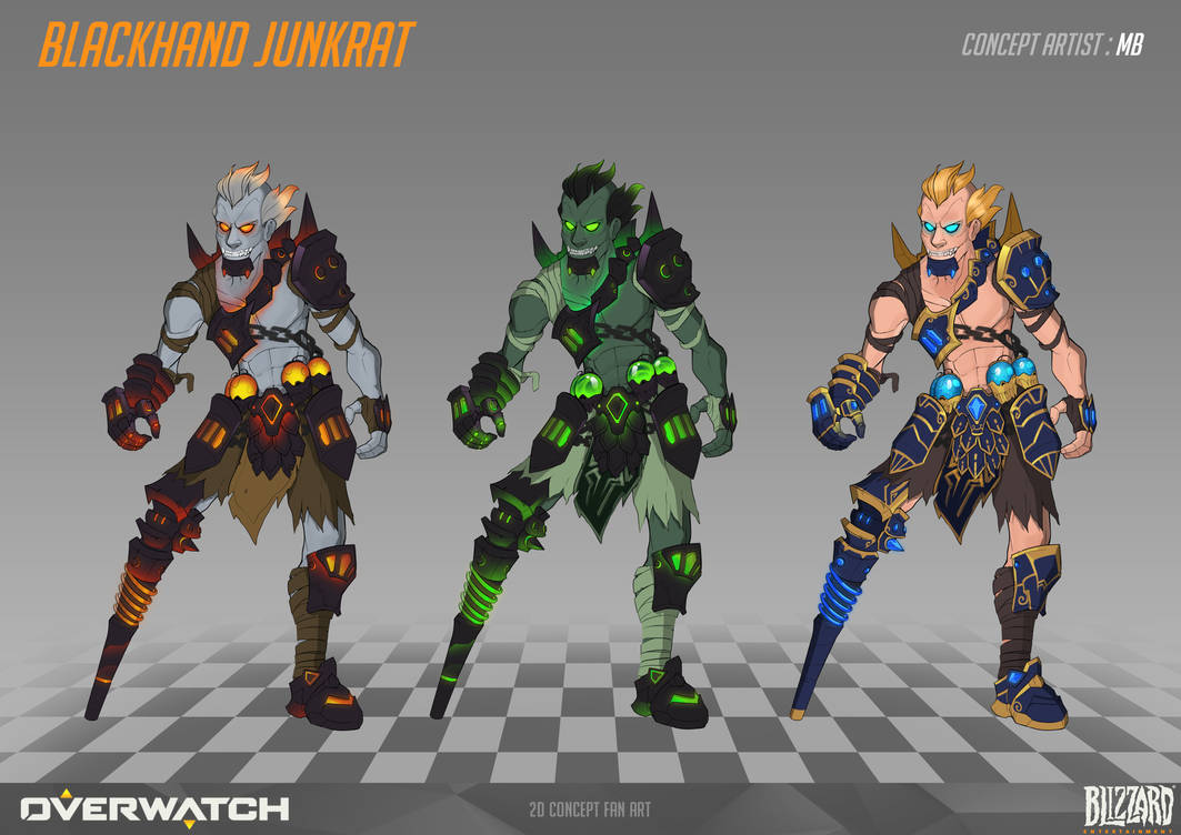 Junkrat Hand Blackhand Junkrat by MBSuperb on DeviantArt
