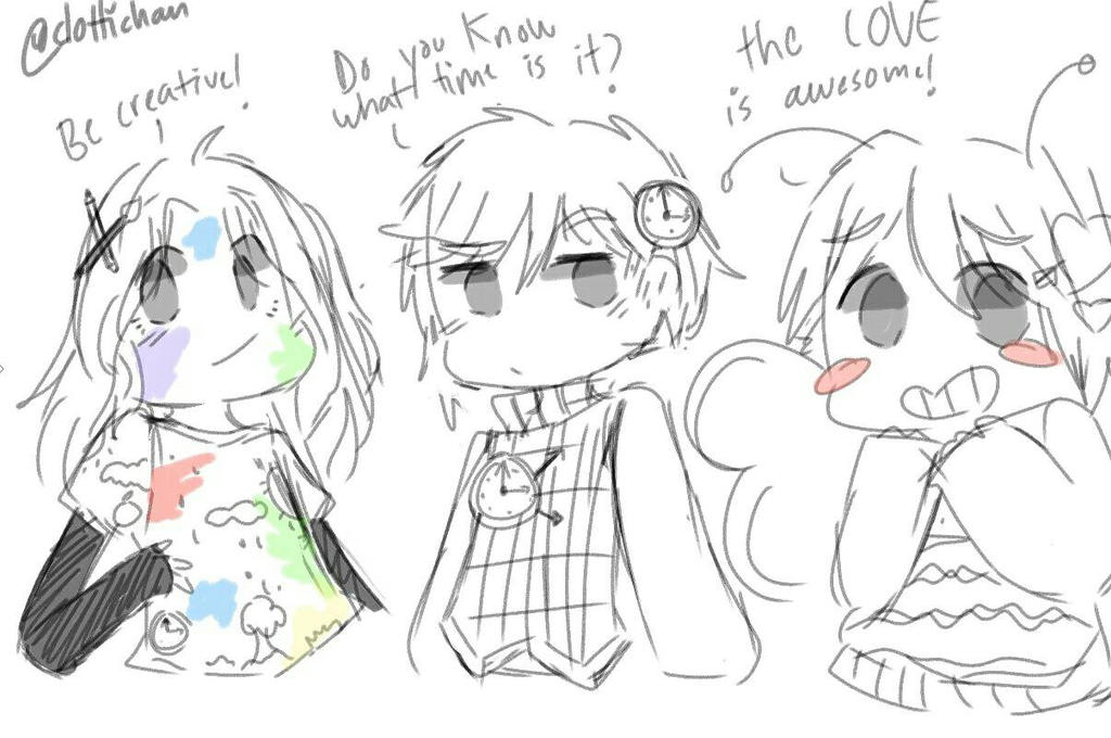 Don't Hug Me I'm Scared 1,2,3 by DottiDrawsQuQ on DeviantArt