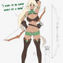 Ameria, a half-elf archer