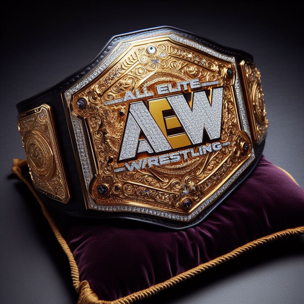 Aew ai generated championship belt by Romanrollins23 on DeviantArt