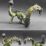 Green dragon with brown accent