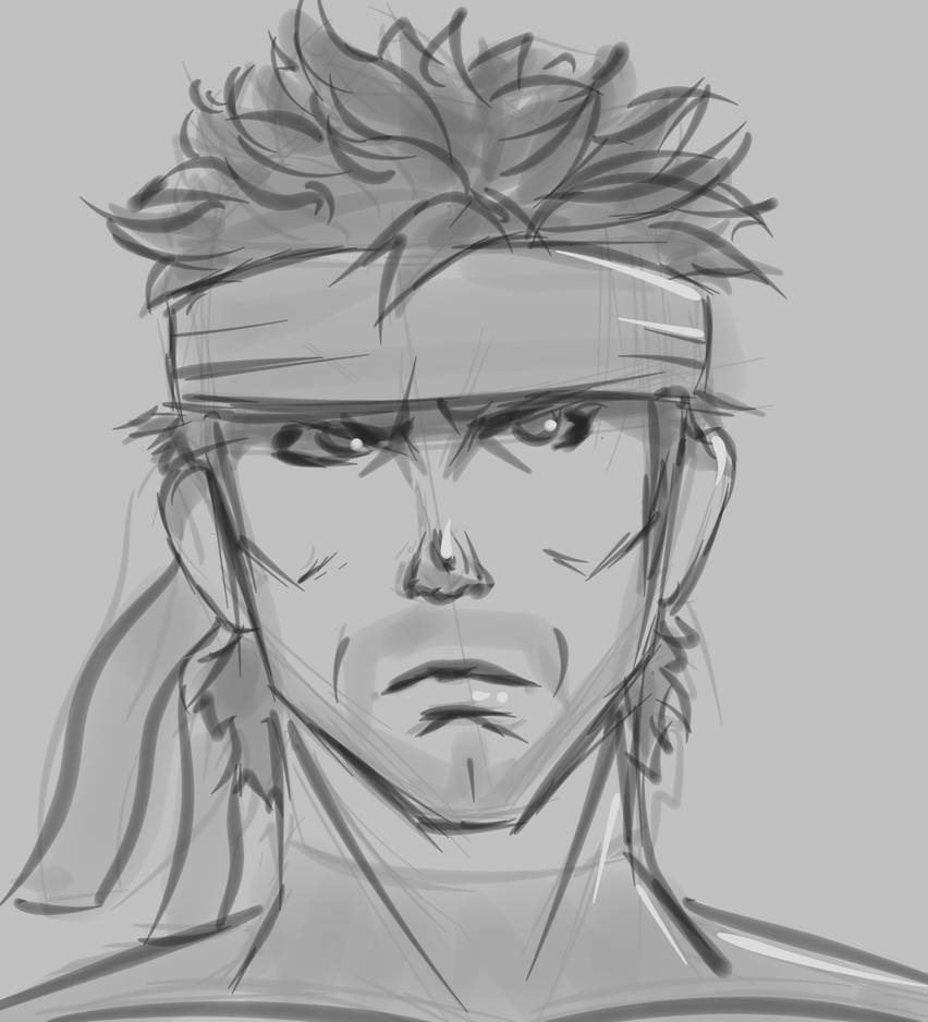 Solid Snake sketch by Klunk64 on DeviantArt