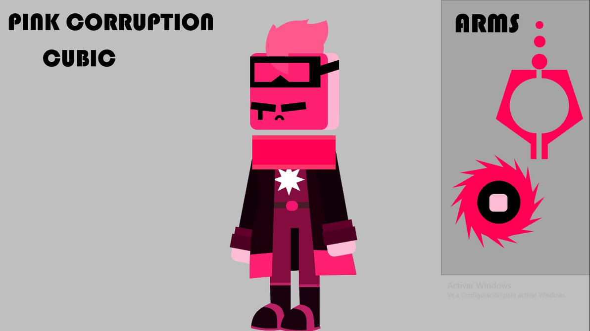Pink Corruption: Cubic Fanart by Arena90 on DeviantArt