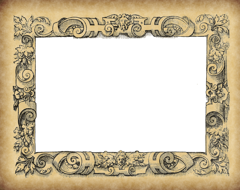 Printed-Antique-Paper-Frame 1 by Victorian-Lady on DeviantArt