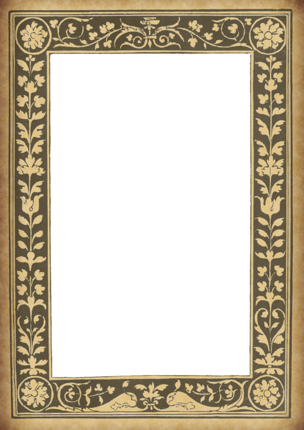 Frame Paper Style Printed-Antique-Paper-Frame 3 by Victorian-Lady on DeviantArt