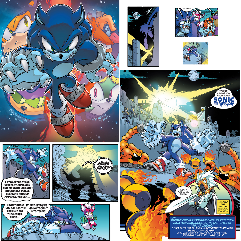 Мобиус анлишед. Комикс Sonic the Werehog. Соник Верхог комиксы. Sonic Night of the Werehog. Mobius unleashed Sonic the Werehog комикс.
